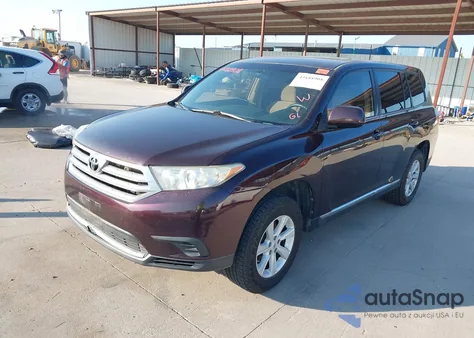 2013 Toyota Highlander from USA, damaged, VIN 5TDZA3EH2DS036117